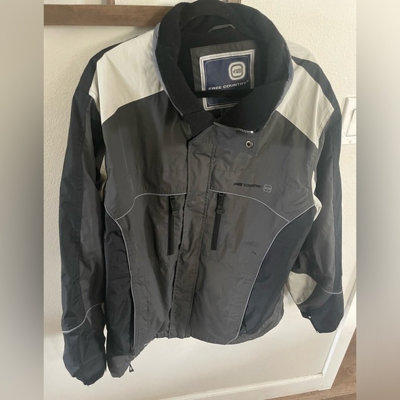Free Country FCXTREME Extreme Performance Series Black Gray Jacket XL Heavy - Picture 1 of 7